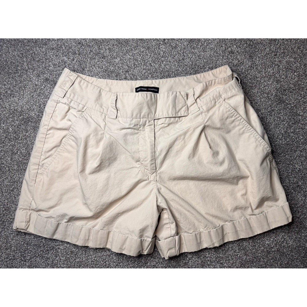 New York & Company Womens Khaki Shorts